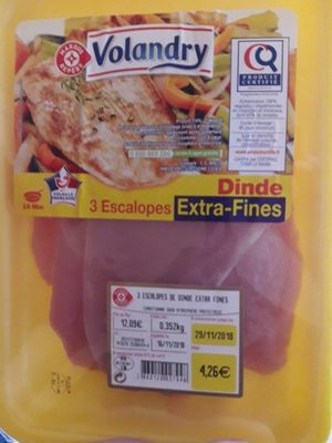 3 escalopes extra fine front packaging