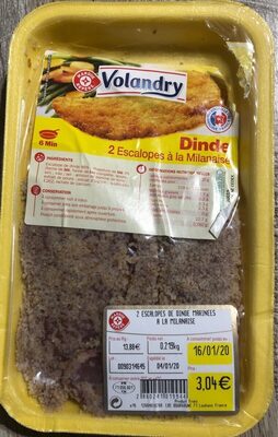 2 Escalopes à la milanaise