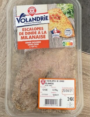 Escalopes de dinde à la milanaise