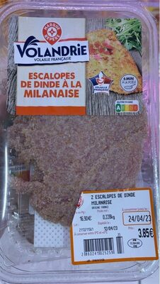 Escalopes de dinde à la milanaise