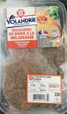 escalopes de dinde a la milanaise