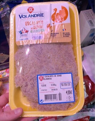 Escalope de dinde front packaging