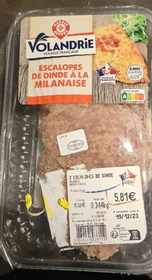 Escalopes de dinde à la Milanaise
