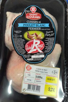 Cuisses de poulet fermier blanc