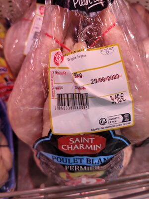Poulet Blanc fermier front packaging