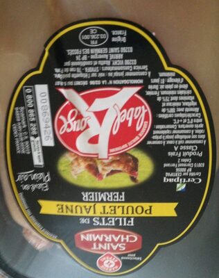 Filets de poulet jaune. front packaging