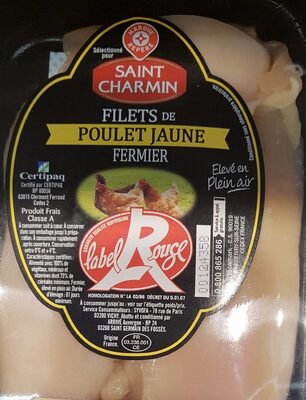 Filets de poulet jaune