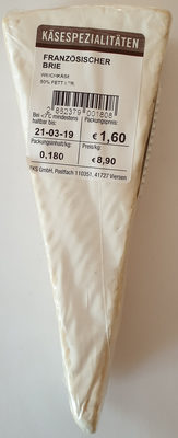 Französischer Brie Weichkäse 80% Fett i.Tr.