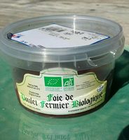 Foie de poulet fermier biologique