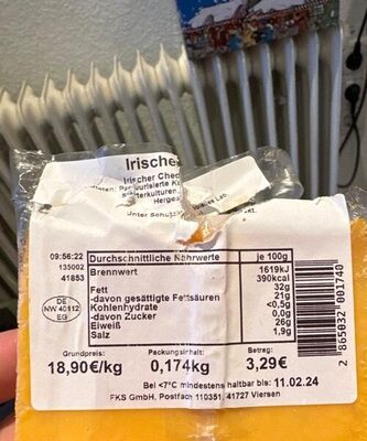 Irdischer Cheddar front packaging
