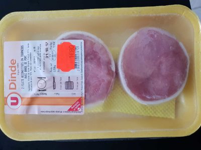 Filets de dinde reconstitués en tournedos