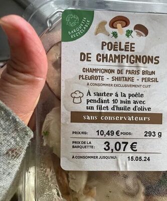 Poêlee de champignon
