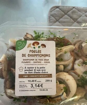 Poêlée de champignons