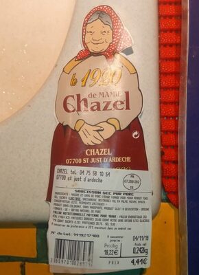 1920 de mamie Chazel