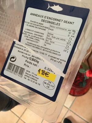 Encornet front packaging