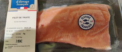 Filet de truite front packaging