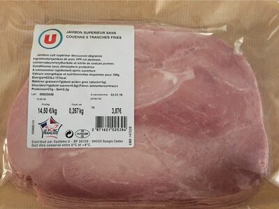 Jambon superieur sans couenne