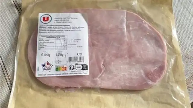 jambon cuit supérieur sans couenne