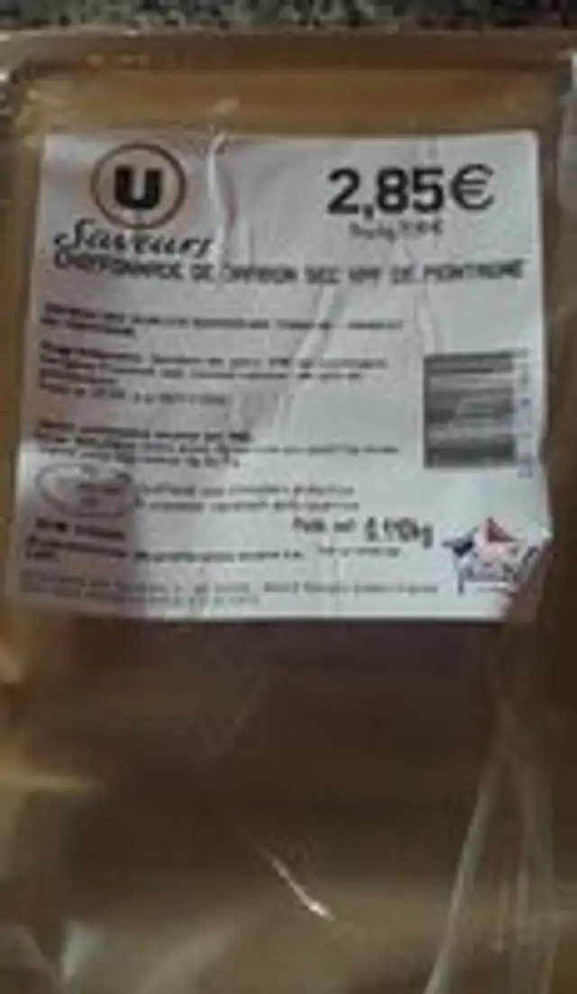 Chiffonnade de jambon sec de montagne