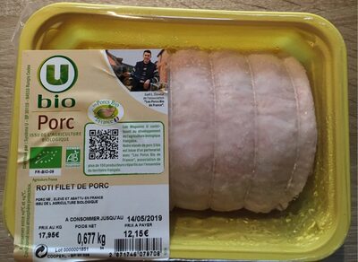 Roti filet de porc bio