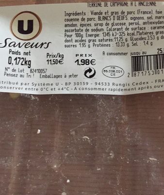 Terrine de campagne a l ancienne