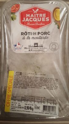 Rôti de porc à la moutarde