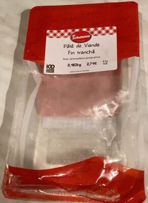 Pâté de viande, fin tranché