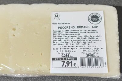 Pecorino Romano AOP