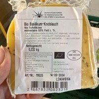 Basilikum-Knoblauch Schnittkäse