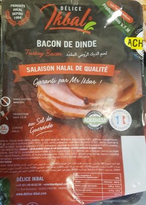Bacon de dinde halal
