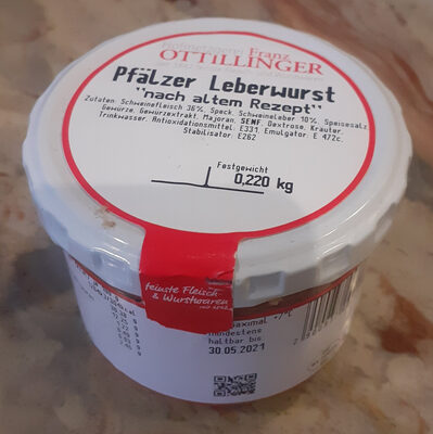 Pfälzer Leberwurst