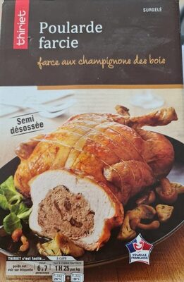 Poularde Farcie aux champignons des bois front packaging