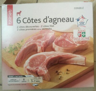 6 Côtes d'agneau