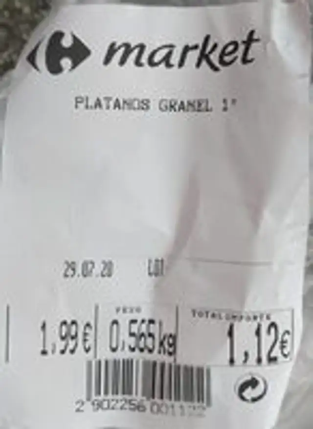 Plátanos a granel