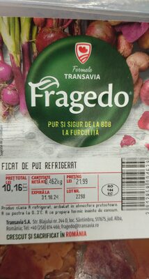 Ficat de pui front packaging