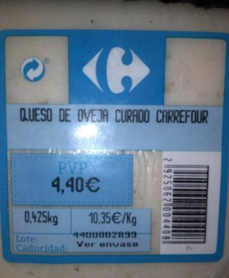 QUESO DE OVEJA CURADO