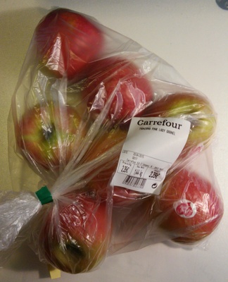 Manzana Pink Lady front packaging