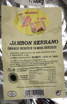 Jambon serrano