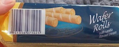 Wafer rolls vanilla