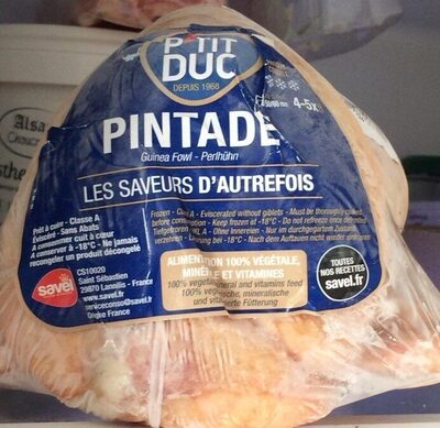 Pintade front packaging