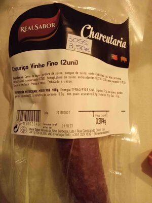 Chouriço Vinho Fino