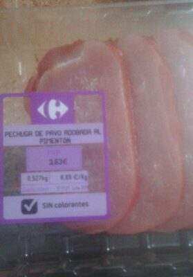 Pechuga de pavo adobada al pimentón