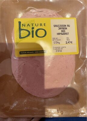 Saucisson au jambon bio