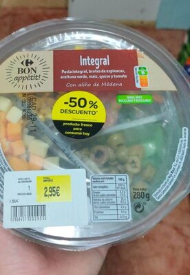 Ensalada Integral front packaging