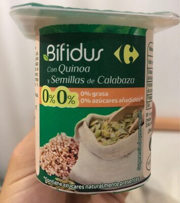 Bifidus con quinoa y semillas de calabaza