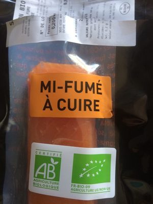 Saumon bio pavé mi fumé à cuire