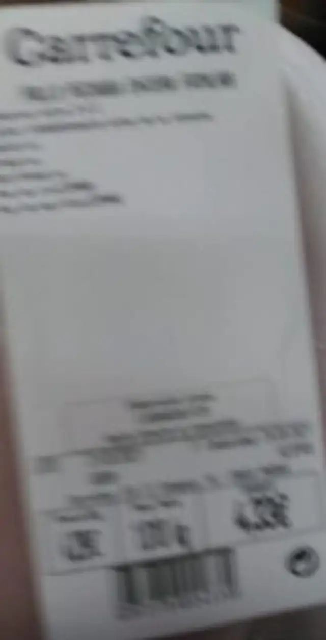 Pollo Pechuga nutrition facts table