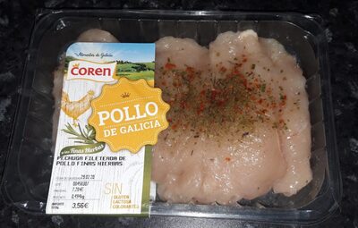 Pechuga fileteada de pollo finas hierbas