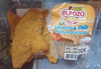 Solomillo de pollo marinado empanado