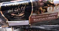 Solomillo de cerdo boletus